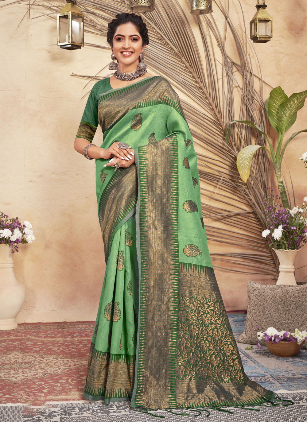 Sangam Mansi Silk Rich Pallu Exclusive Wear Wholesale Designer Sarees
